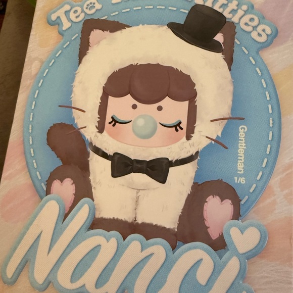 Nanci Tea Time Kitties Pink Maid Figure - Picture 2 of 2